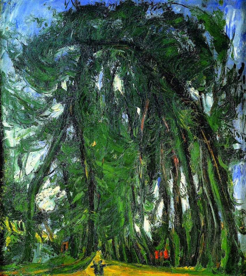 Chaim Soutine. The alley of trees