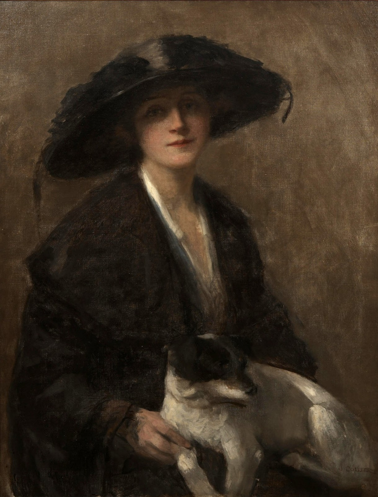 John Collier. Love me, love my dog.