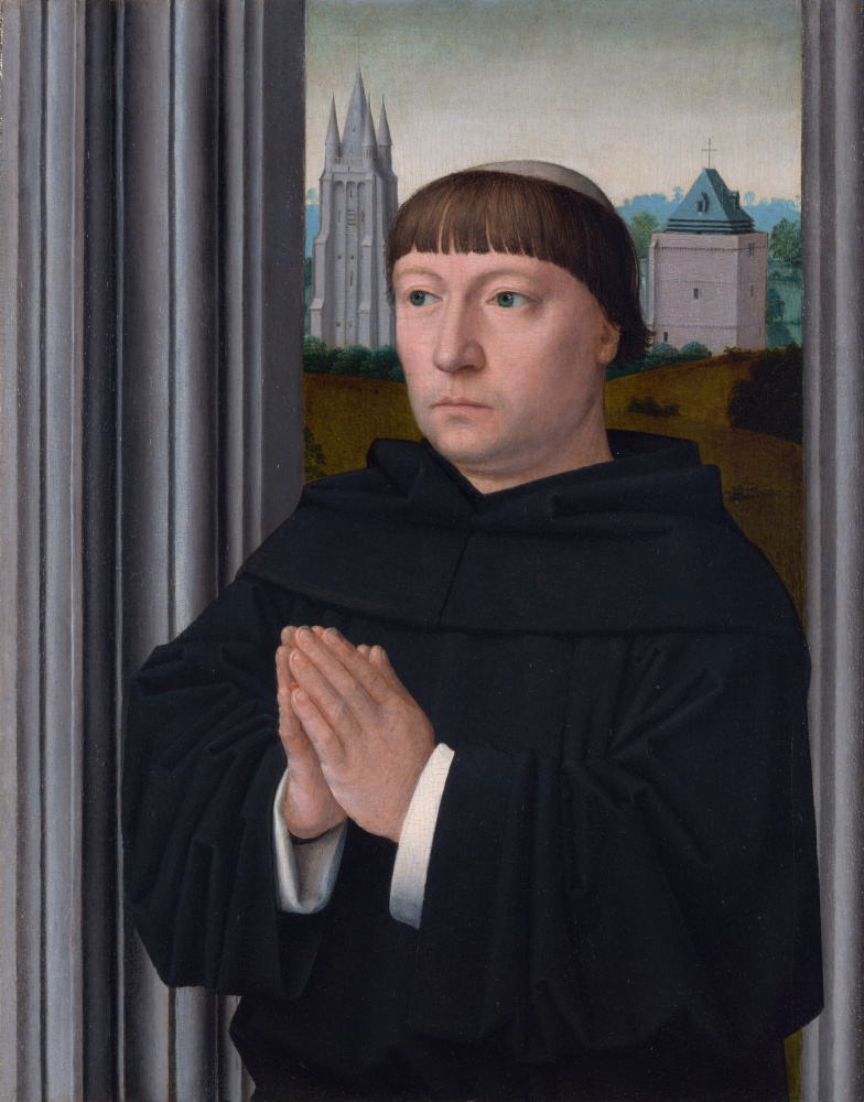 David Gerard. An Augustinian friar praying