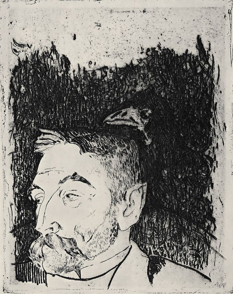 Paul Gauguin. Portrait Of Stéphane Mallarmé
