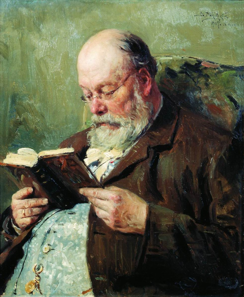 Vladimir Egorovich Makovsky. Portrait of Academician Ivan Ivanovich Yanzhul