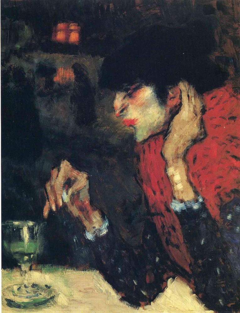 Pablo Picasso. The absinthe drinker