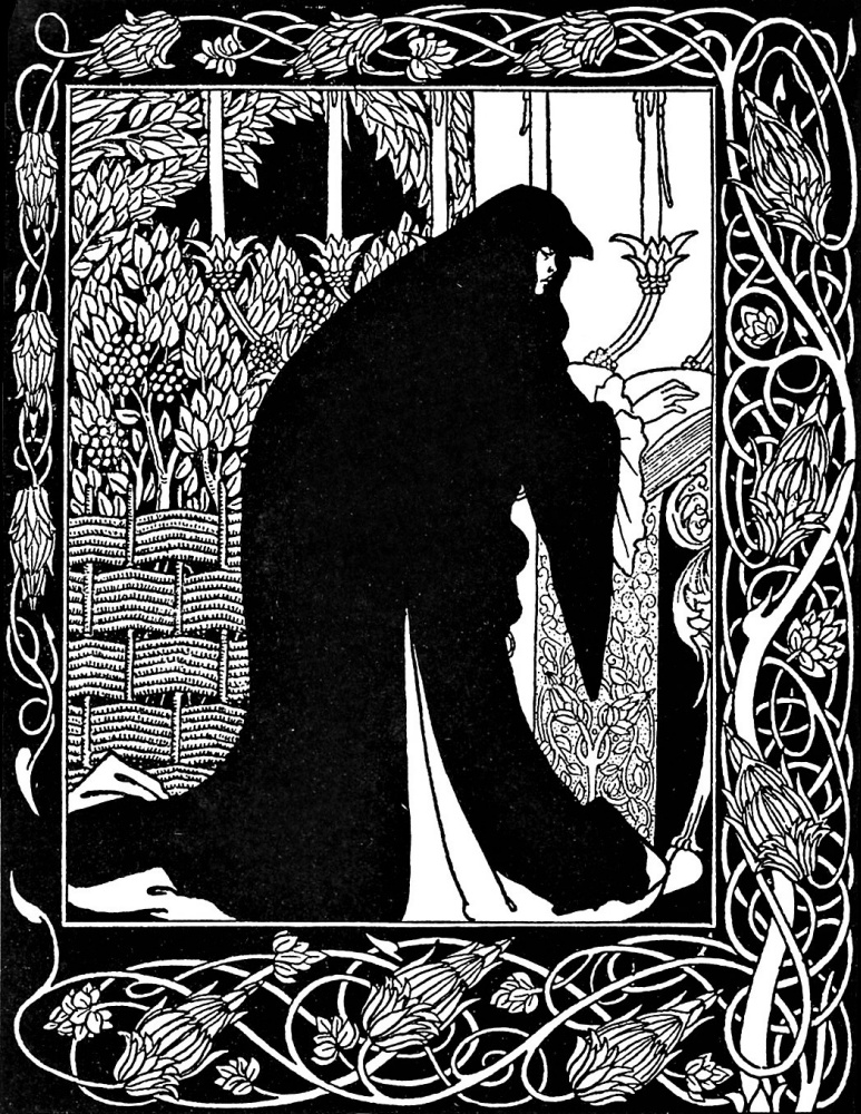 奥布里·比兹利（Aubrey Beardsley）. Death of Arthur