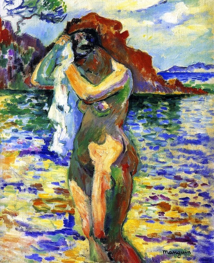 Henri Manguin. 沐浴的女人