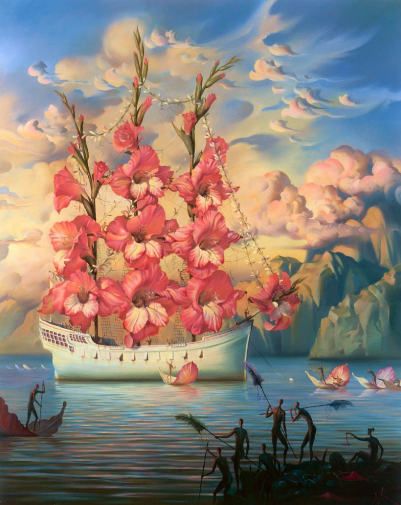 Vladimir Kush. Ship-flower