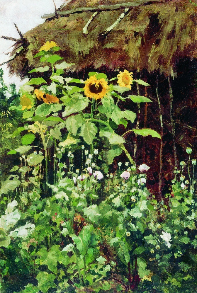 Elena Dmitrievna Polenova. Girasoles