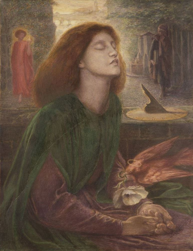 Dante Gabriel Rossetti. Bienheureuse Béatrix