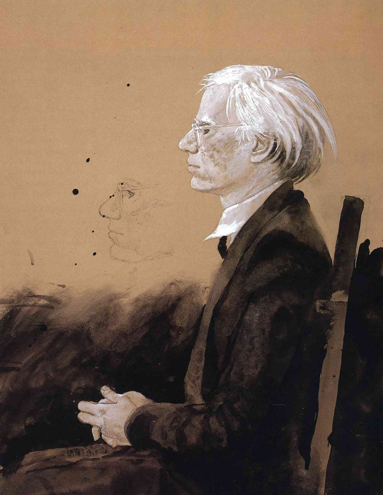 Jamie Wyeth. Portrait Of Andy Warhol