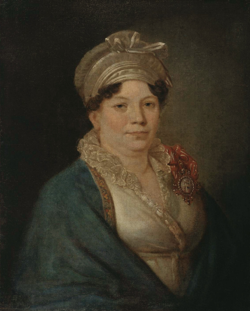 Vladimir Borovikovsky. Anna Ivanovna Konovnitsyna, nee Korsakova