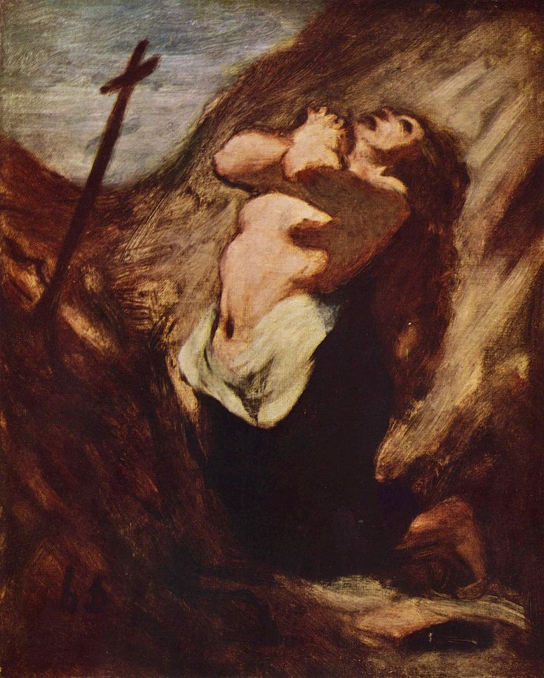 Honore Daumier. Mary Magdalene