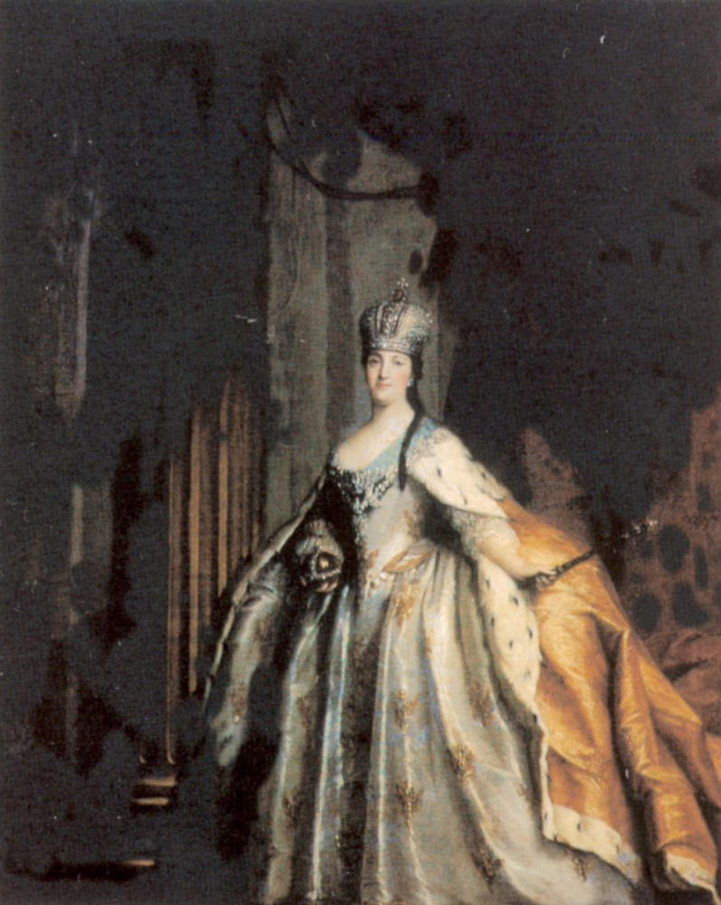 Stefano Torelli. Portrait of Empress Catherine II