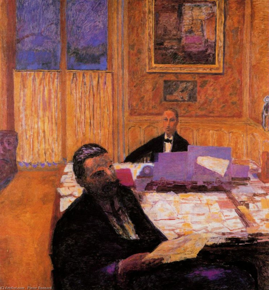 Pierre Bonnard. Portrait of Josse and Gaston Bernheim-Jeune