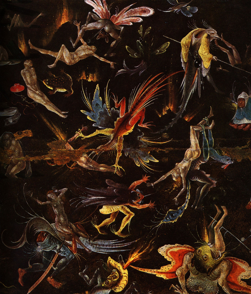 Hieronymus Bosch. Judgment. Fragment
