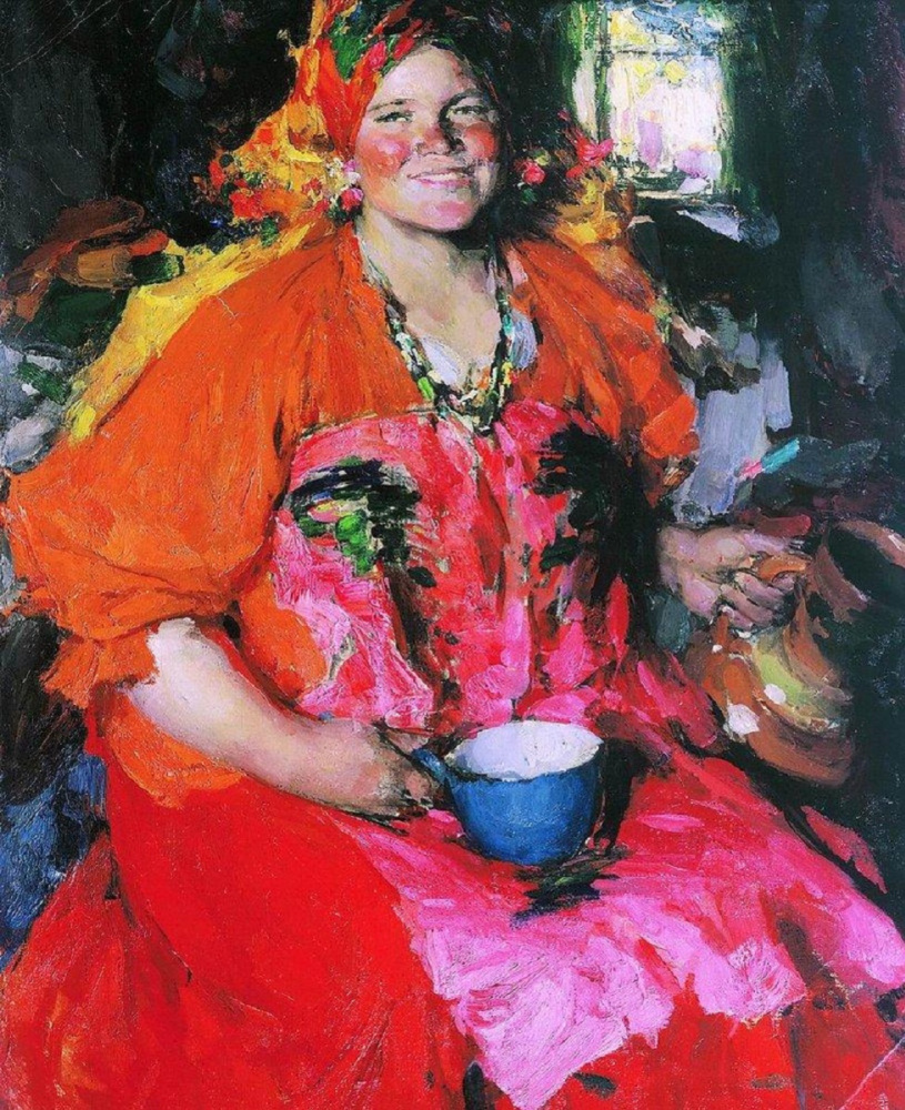 Abram Arkhipov. Girl with a jug