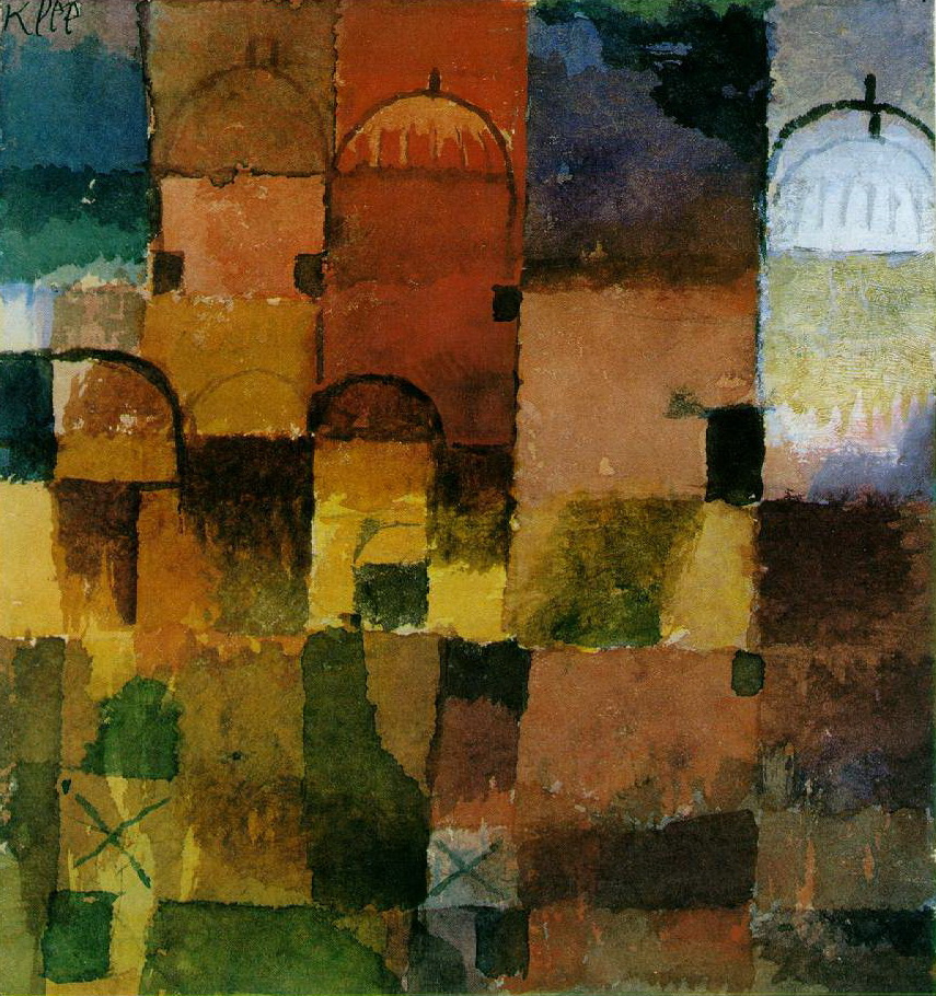 Paul Klee. Red and white domes
