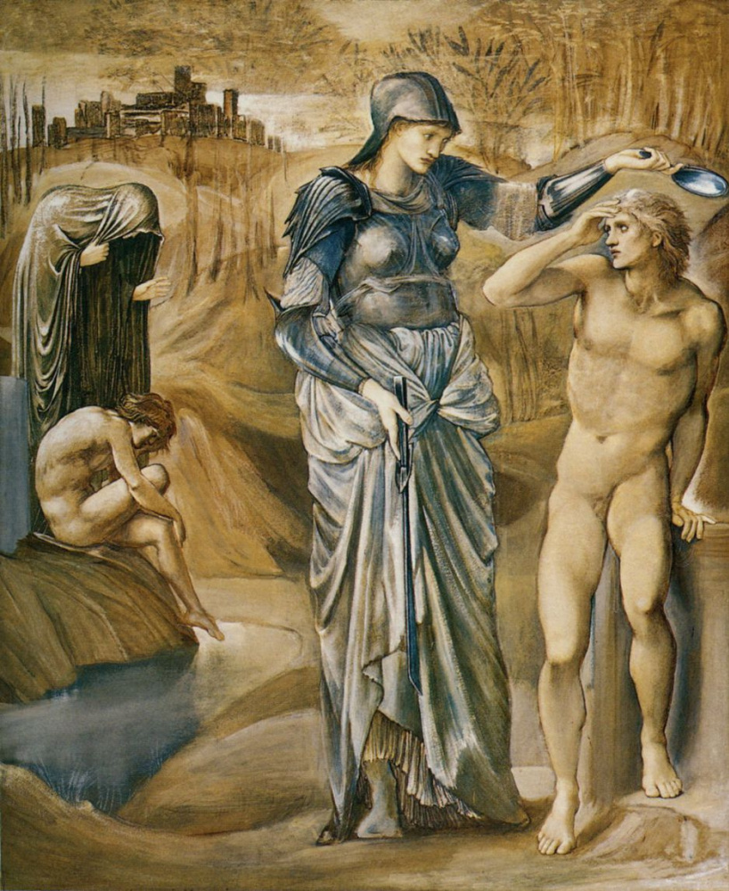 Edward Coley Burne-Jones. Serie "Perseus". Aufruf Perseus