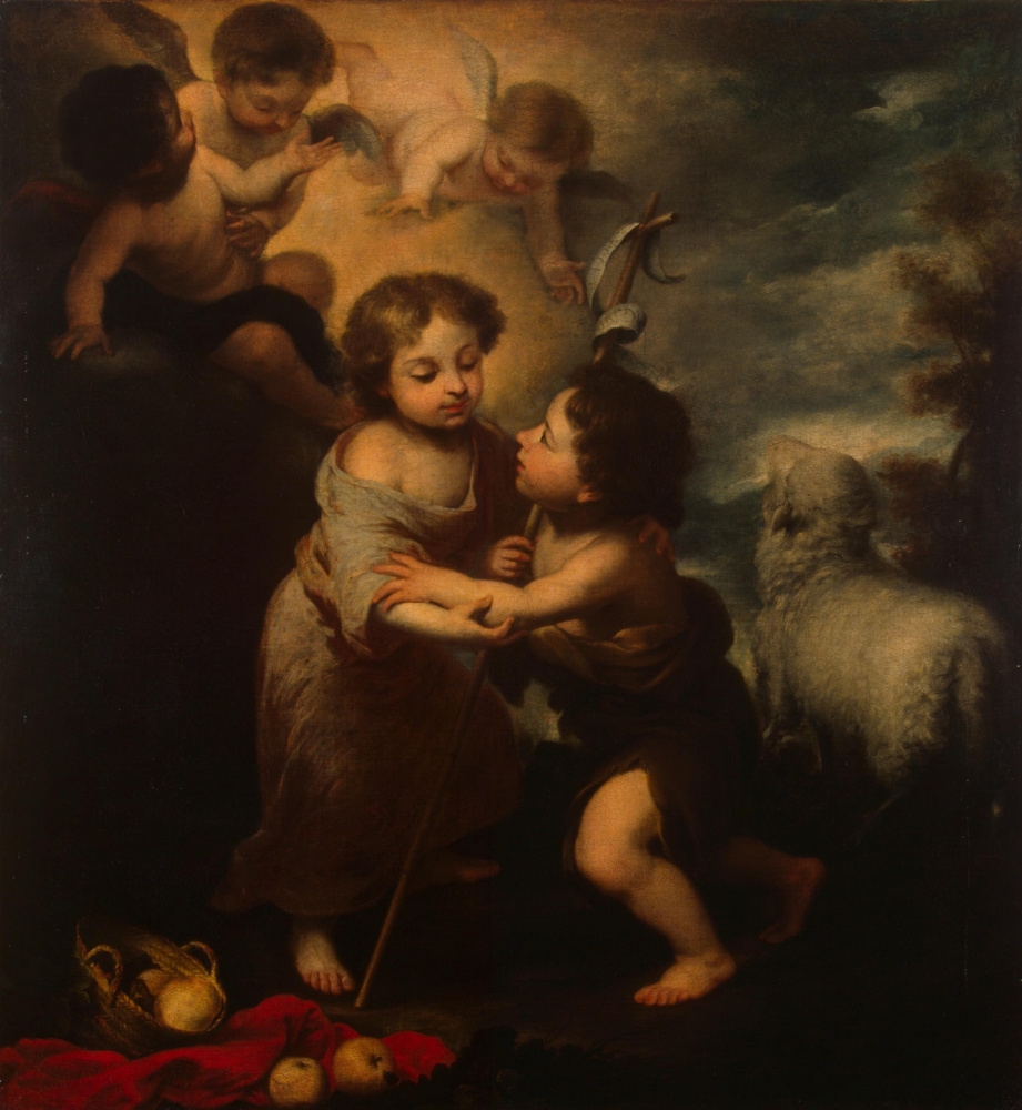 Christ and John the Baptist in his childhood