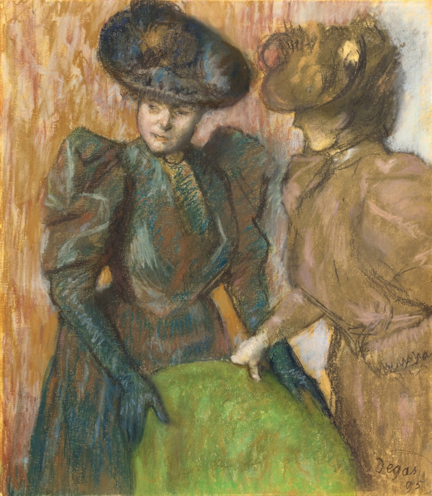 Edgar Degas. The conversation