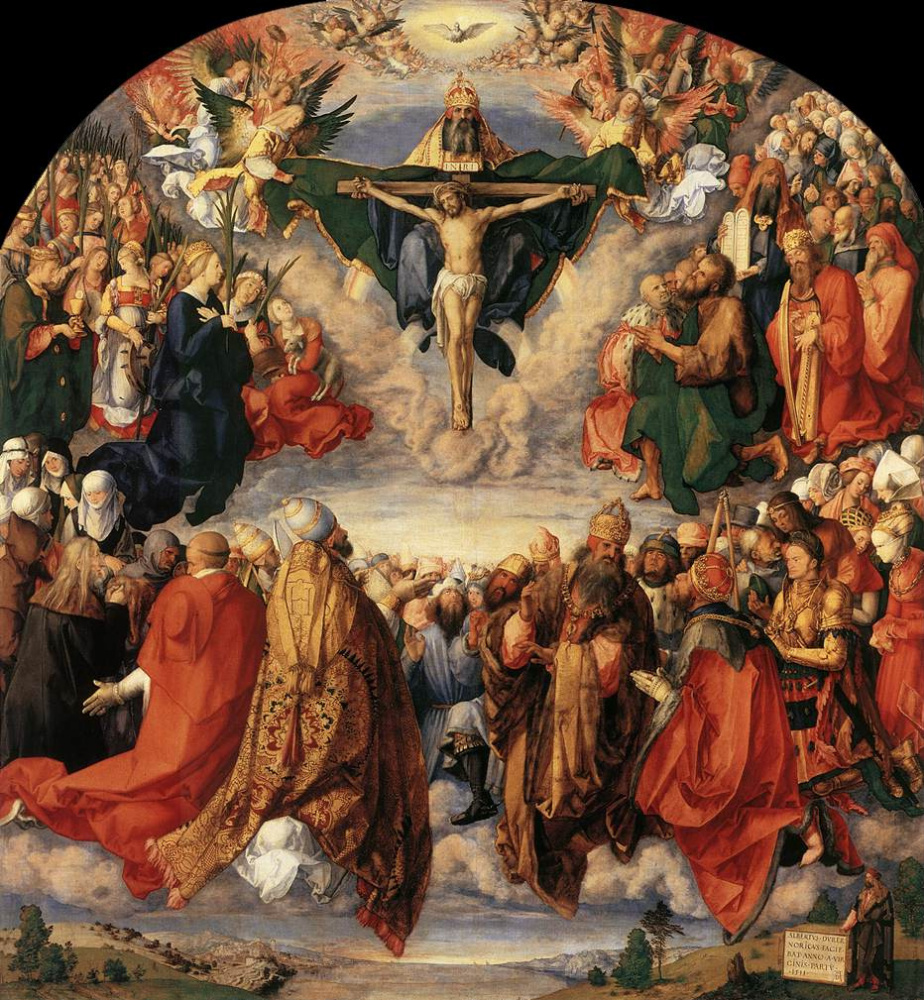 The Adoration o the Holy Trinity (Landauer Altar)