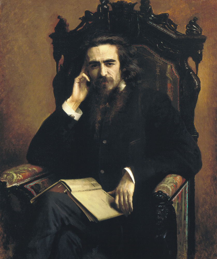 Ivan Nikolayevich Kramskoy. Portrait of the philosopher Vladimir Sergeyevich Solovyov