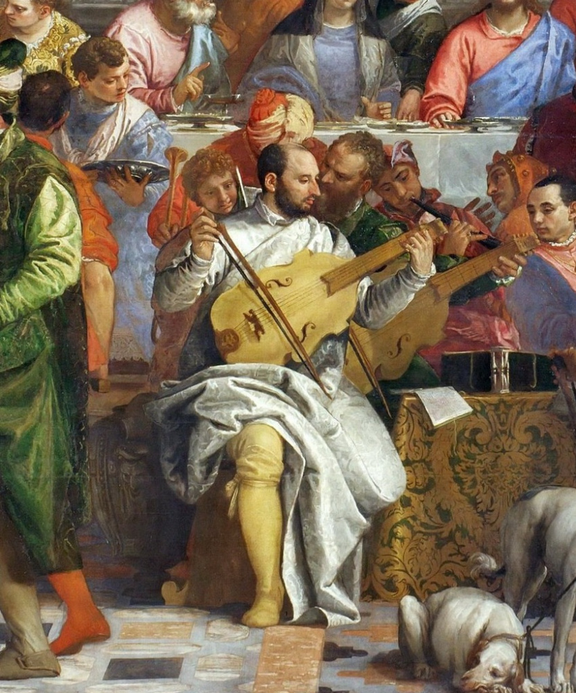 Paolo Veronese. Wedding in Cana of Galilee. Fragment (Titian and Tintoretto)