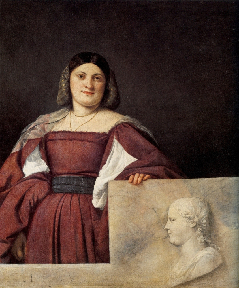 Titian Vecelli. Portrait of a woman