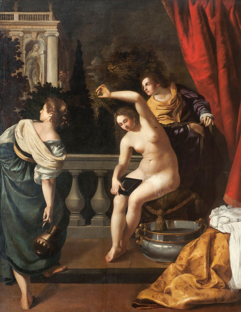 Artemisia Gentileschi. Bathsheba Bathing