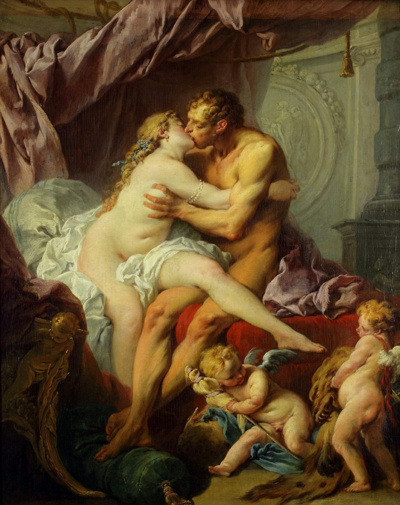 Francois Boucher. Hercules and Omphale