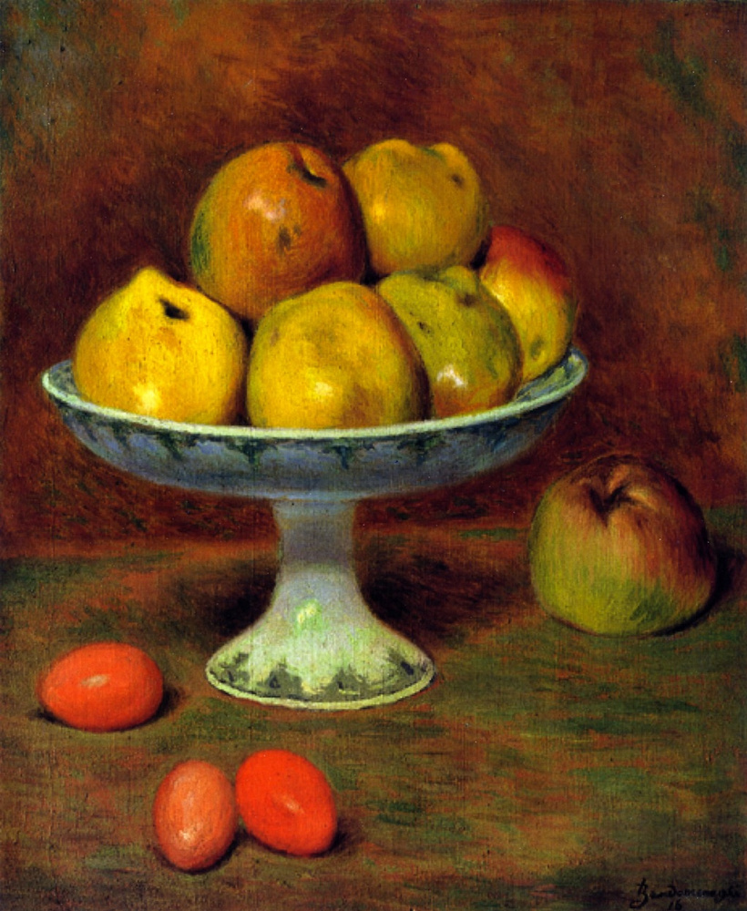 Federico Zandomeneghi. Pommes et œufs rouges