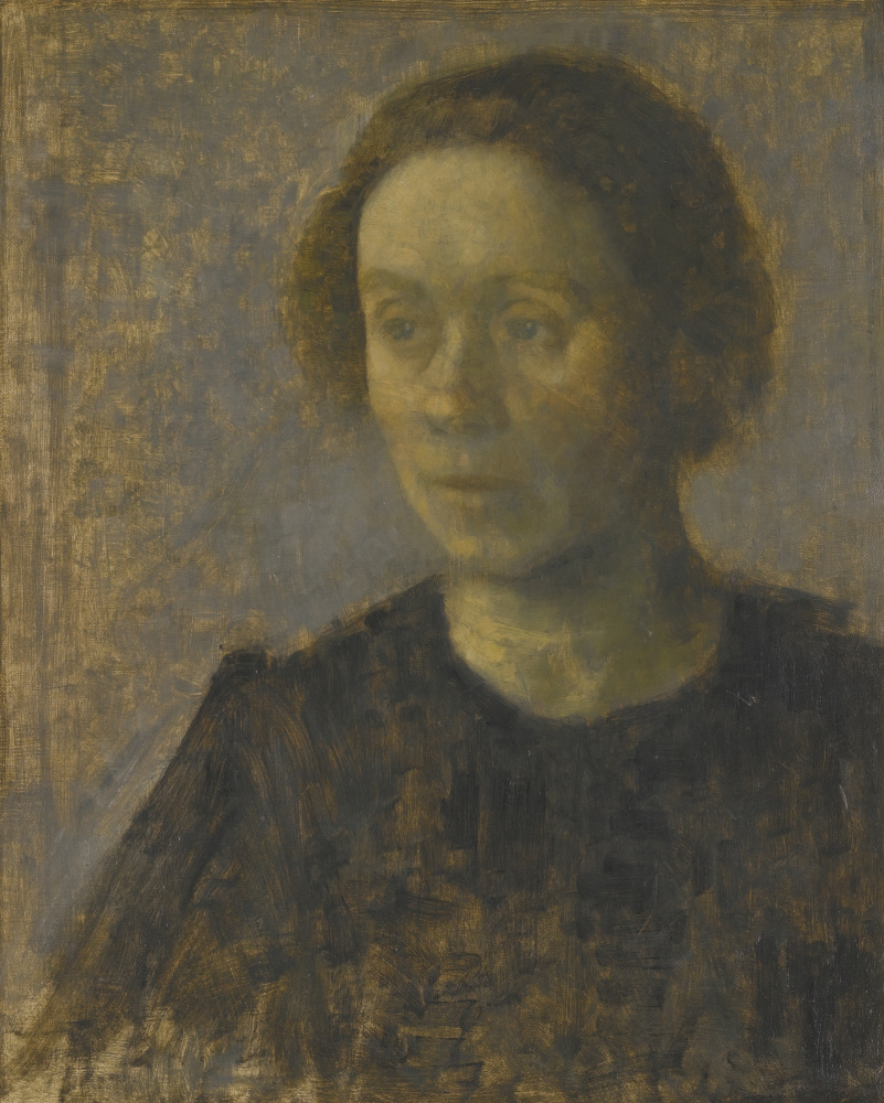 Vilhelm Hammershøi. Ida. Portrait of the artist's wife