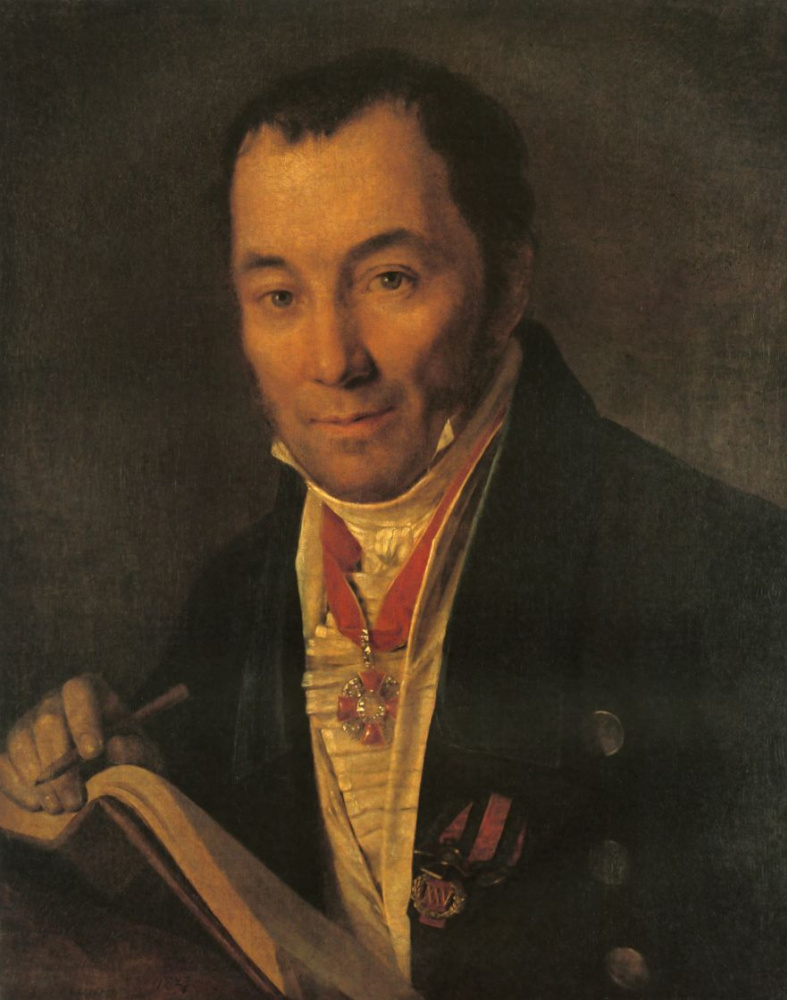 Alexey Gavrilovich Venetsianov. Portrait Khavsky