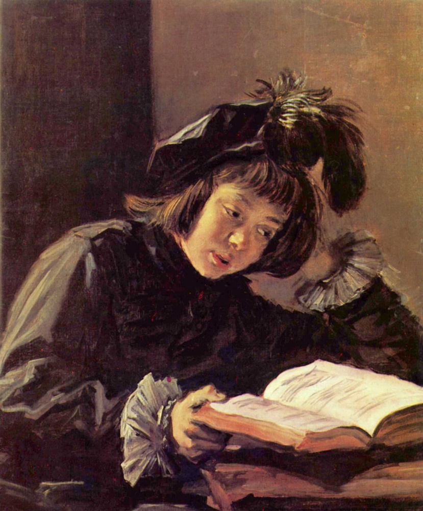 Frans Hals. Reading boy (Possibly a portrait of the artist's son)