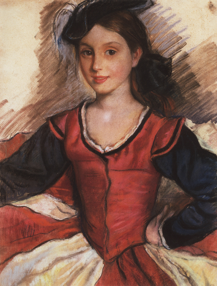 Zinaida Serebryakova. Tata en traje de baile