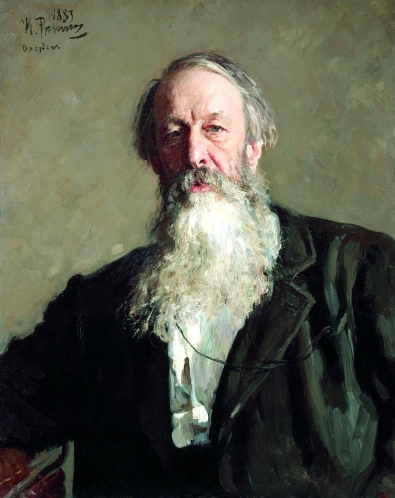 Ilya Efimovich Repin. Portrait Of V. V. Stasov