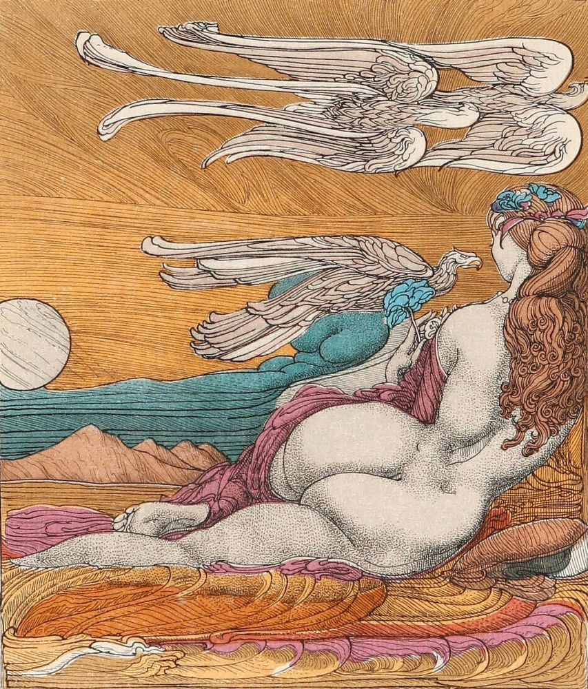 Ernst Fuchs. The lonely nymph