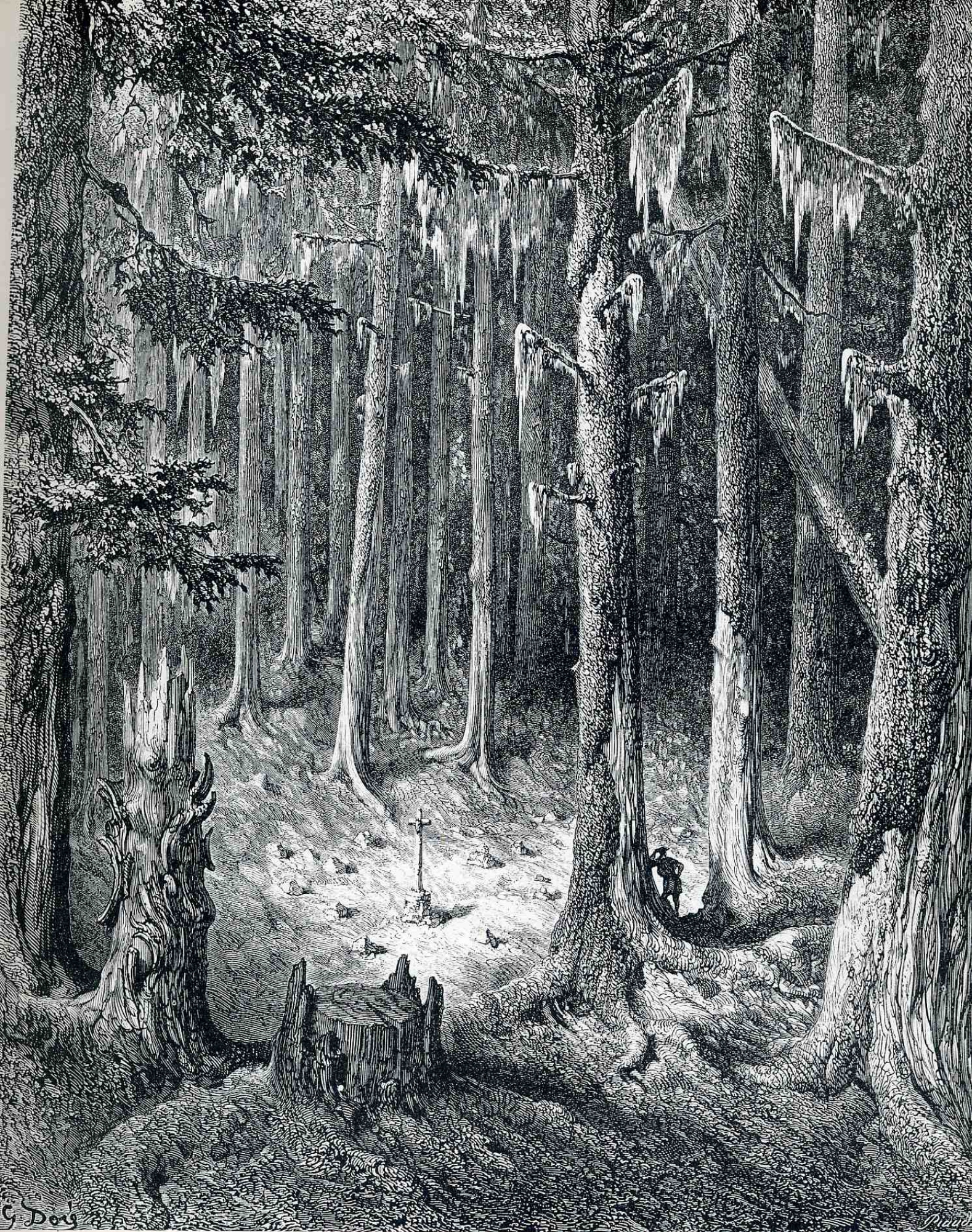 Buy digital version: Forest by Paul Gustave Dore | Arthive