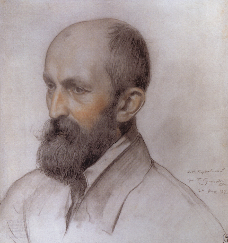 Boris Mikhailovich Kustodiev. Portrait D.N. Kardovsky