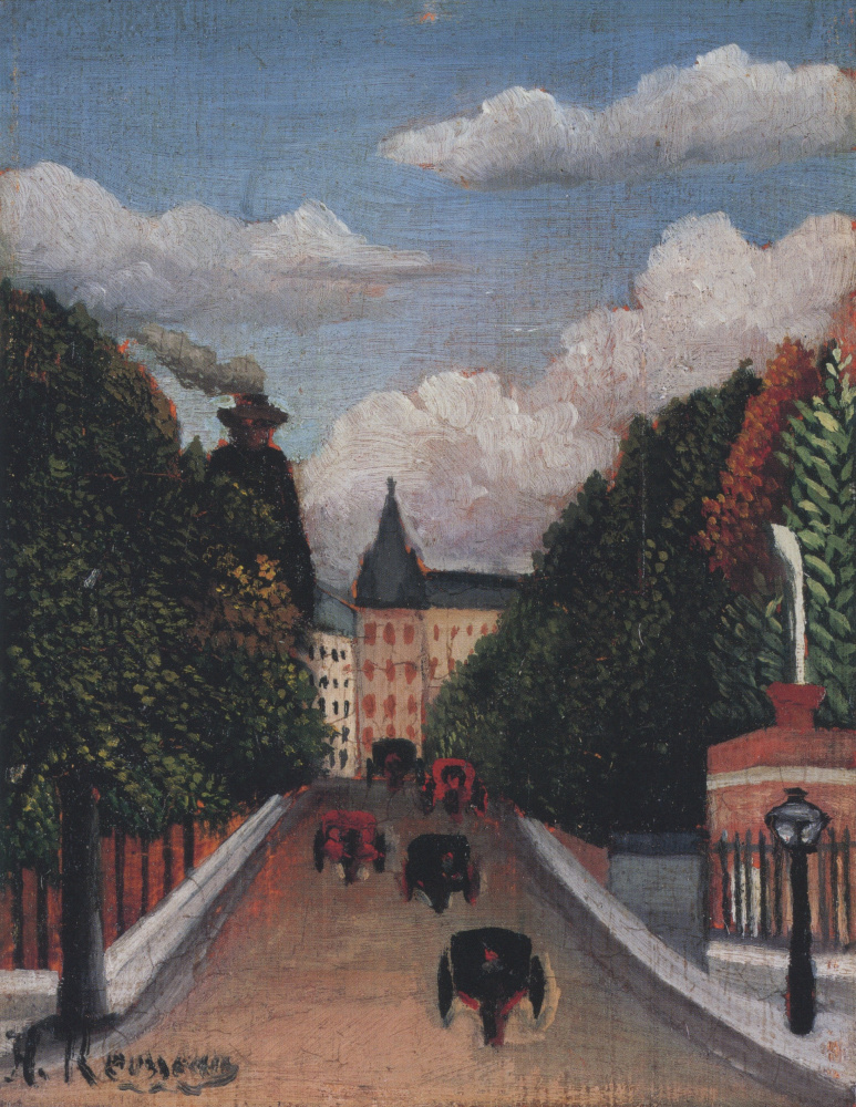 Henri Rousseau. View from the Left of (La) Gare d'Austerlitz