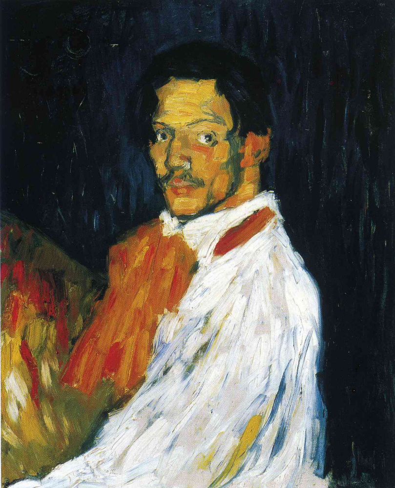 Pablo Picasso. I Picasso (portrait of a man in a white shirt)