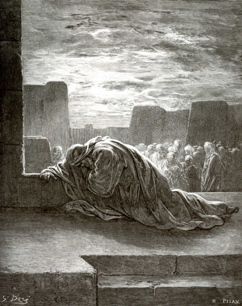Paul Gustave Dore. Bible illustration: Ezra