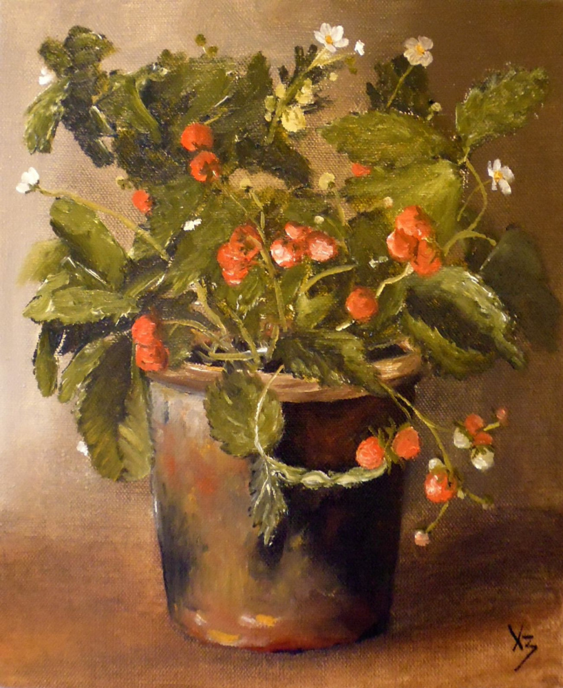 Sergei Nikolayevich Khodorenko-Zatonsky. Strawberries