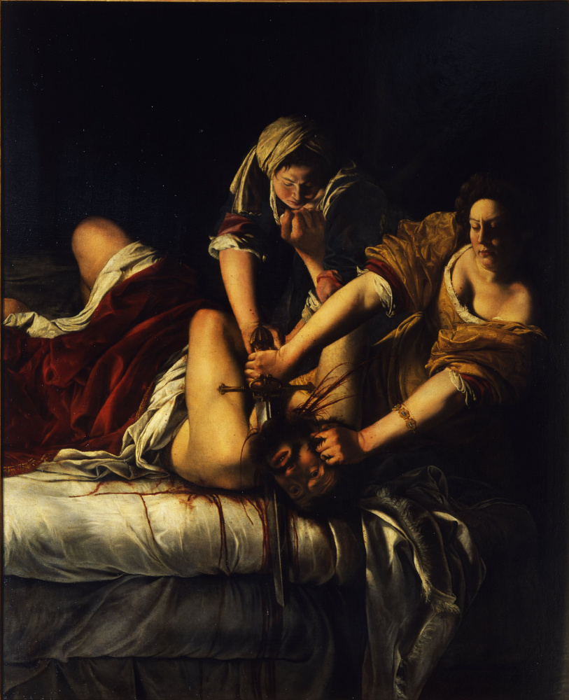 Artemisia Gentileschi. Judith Slaying Holofernes
