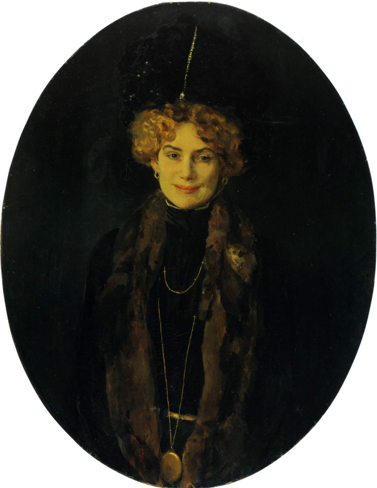 Konstantin Somov. Portrait Of Eugenia Matveevna Bogolubovo