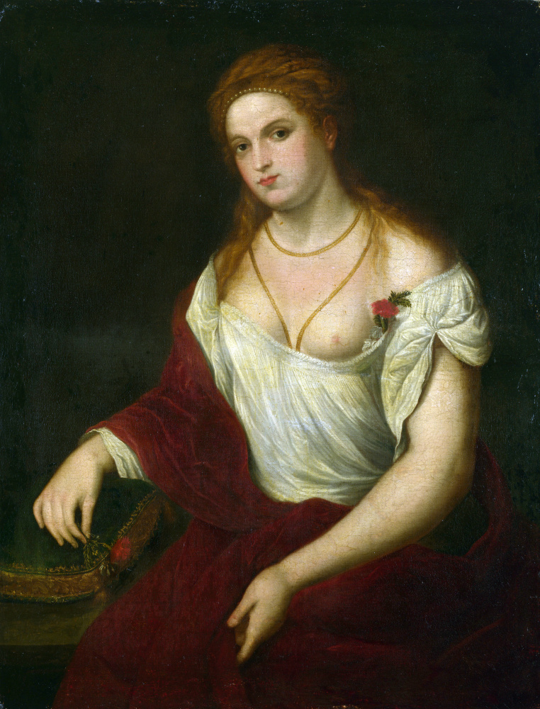 Paris Bordon. Portrait of a young woman