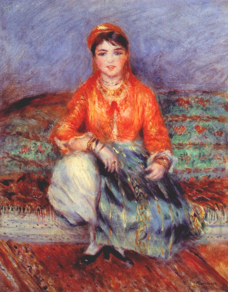 Pierre-Auguste Renoir. Algerian girl