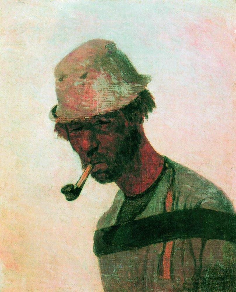 Ilya Efimovich Repin. Burlak. Etude