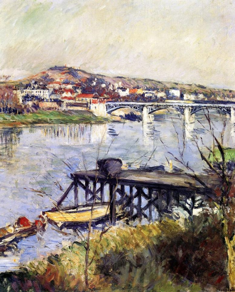 Gustave Caillebotte. The bridge at Argenteuil