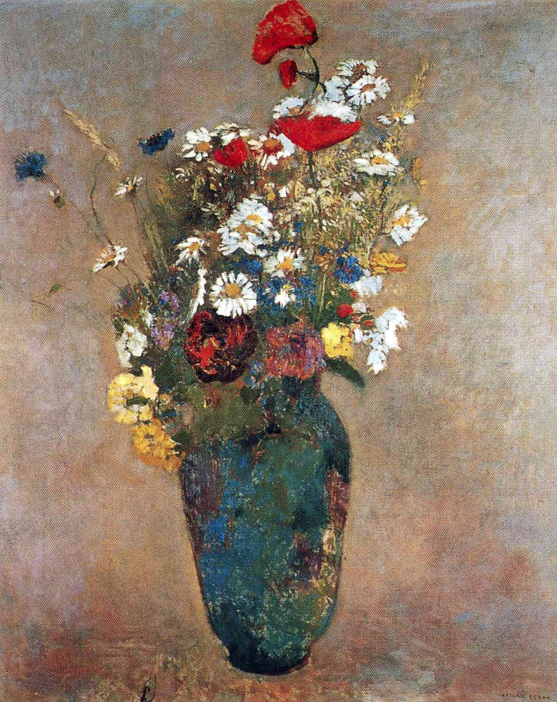 Odilon Redon. Vase with flowers