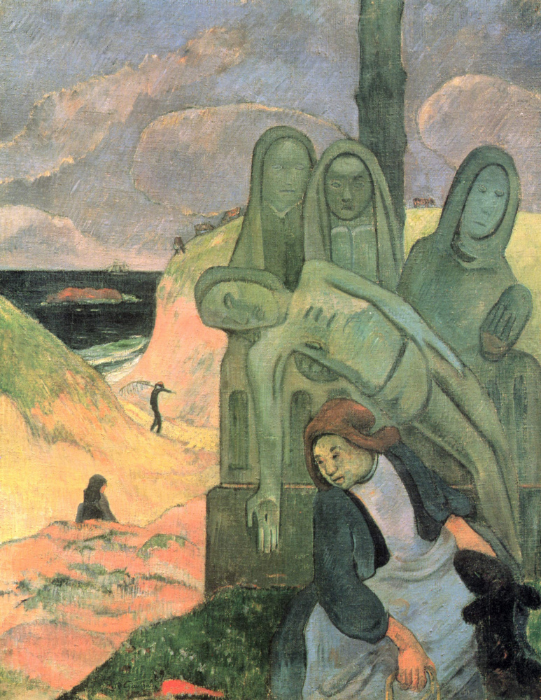 Paul Gauguin. Green Christ