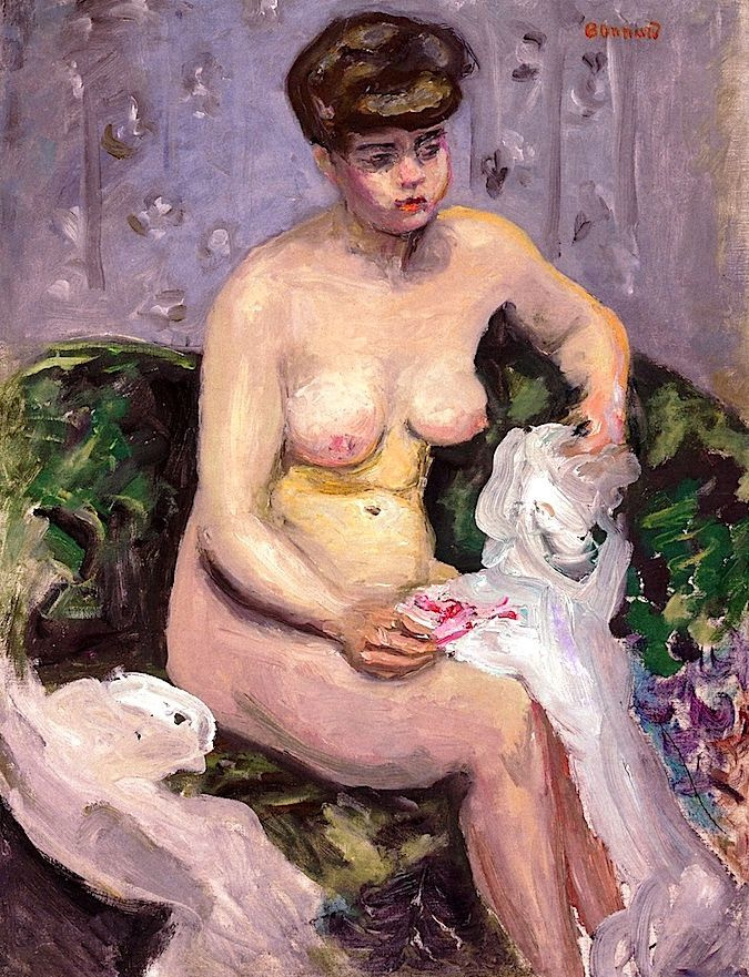 Pierre Bonnard. The model with the white rabbit